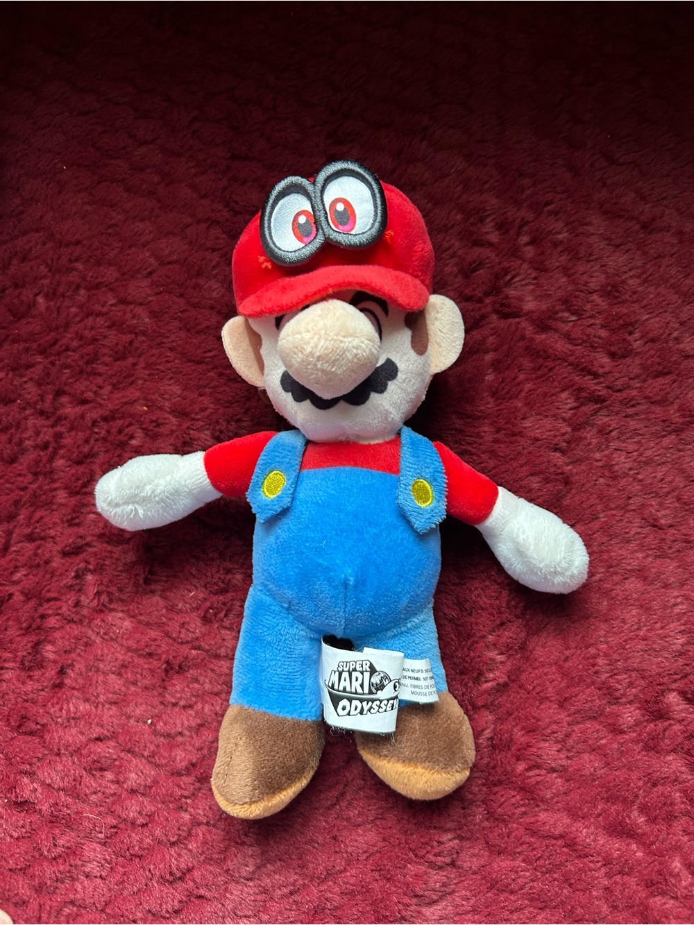 8" Super Mario Odyssey Mario Plush - Authentic Nintendo Stuffed Animal Doll Gift